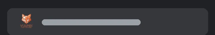 Dunkler Browser-Tab mit dem Favicon des Fuchslogos: ein oranger geometrischer Fuchskopf hebt sich klar ab, die braune Schrift darunter ist schwach