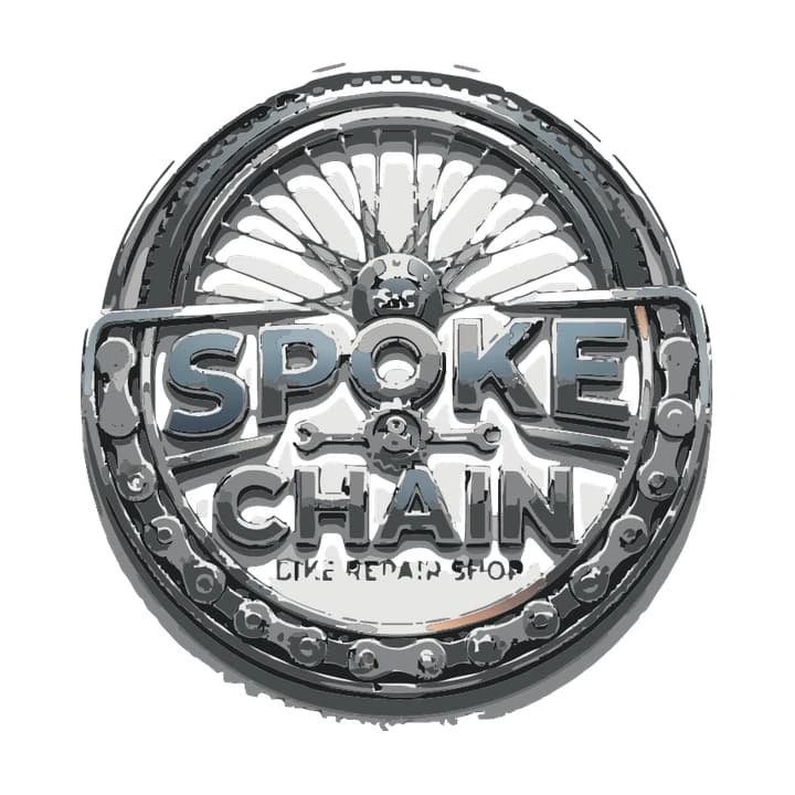 Trace of the badge: almost all grey, letters in bands of blue, grey and white, the small lettering broken