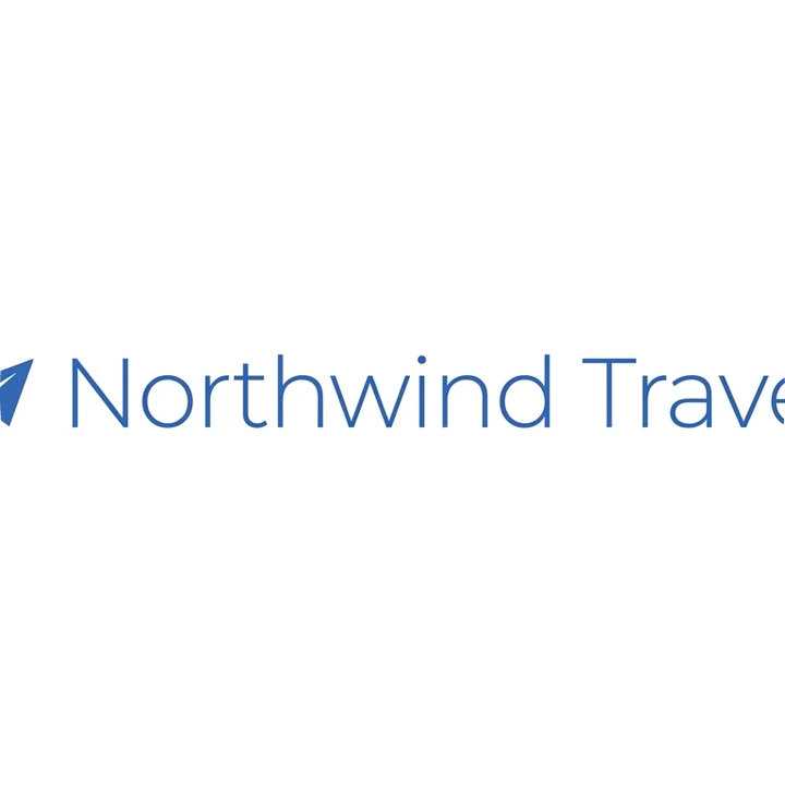 Ein runder Ausschnitt eines breiten Logos: das Papierflieger-Symbol ist links abgeschnitten und das Wort Travel rechts
