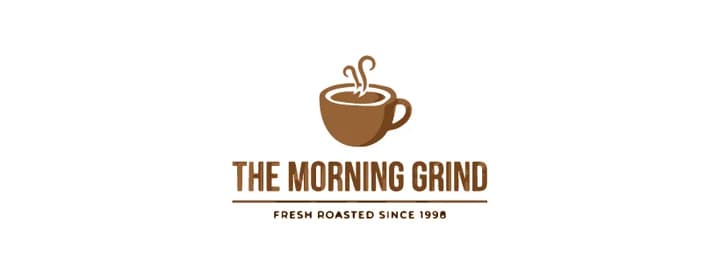 Ein Facebook-Titelbild mit 820 mal 312: das Kaffee-Logo in der Mitte eines einfarbig weißen Banners