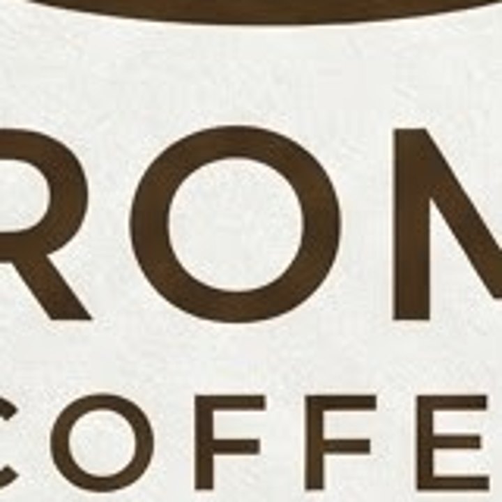 Aroma-Coffee-Logo wie hochgeladen, 4-fach vergrößert