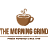 Das Kaffee-Logo mit 48 Pixeln, vergrößert dargestellt: die Tasse ist klar, der Name ist ein Gewirr brauner Pixel und der Slogan eine dünne graue Linie